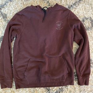 Hurley Dawn Patrol Maroon Hoodie Men S